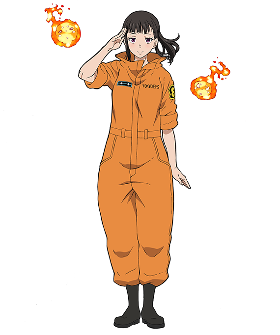Firefighter anime girls
