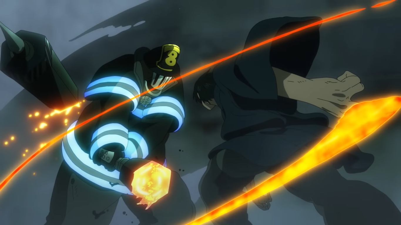 Fire Force - Beni vs Demon crazy fight 🤯 In Year 198 of the Solar