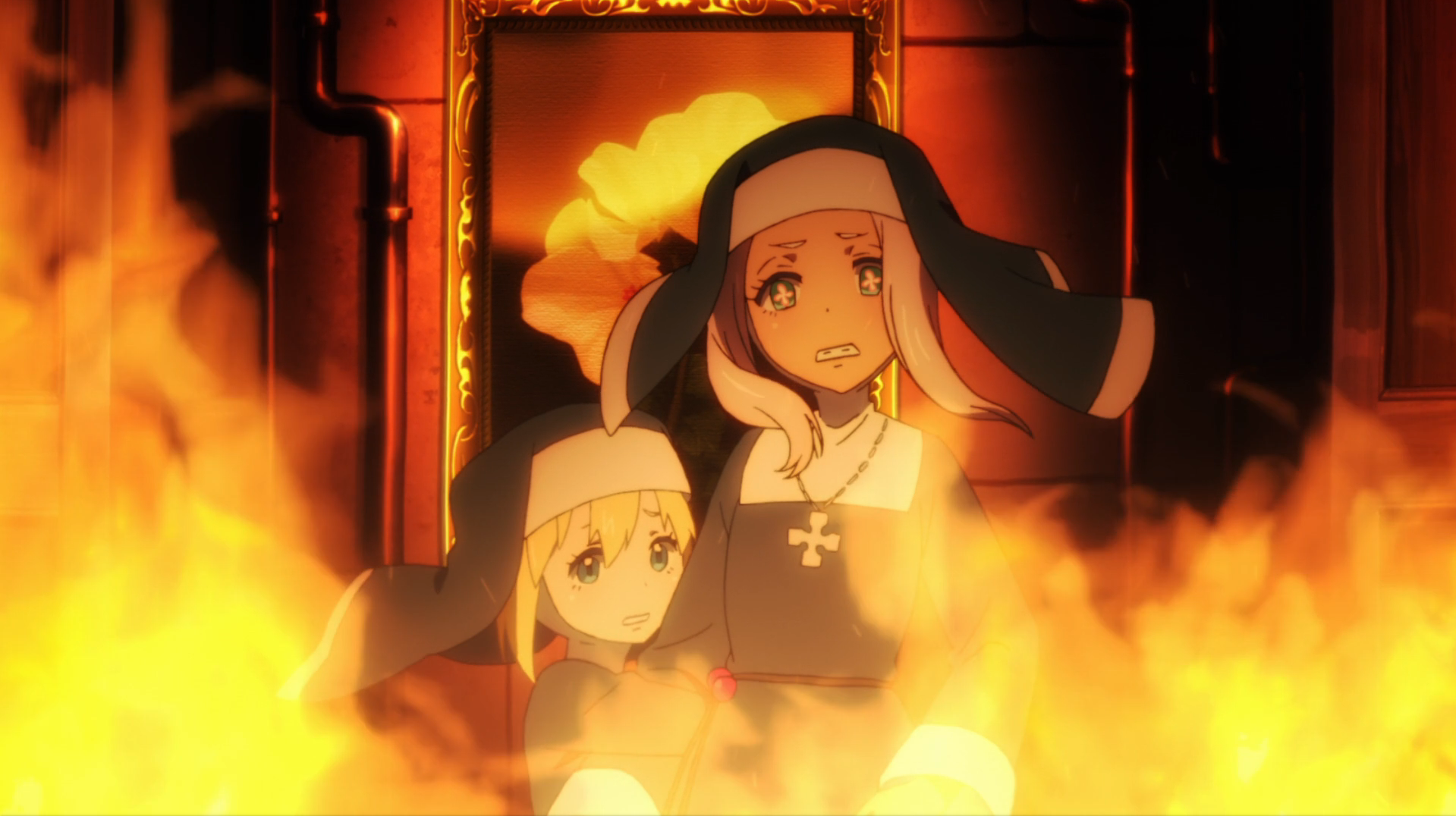 FIRE FORCE STATION  Anime background, Scenery, Fire