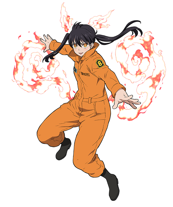Tamaki Kotatsu from Fire Force in celebration of the new, must i say  beautiful, anime trailer. Things are lookin' good guys ~~ : r/manga