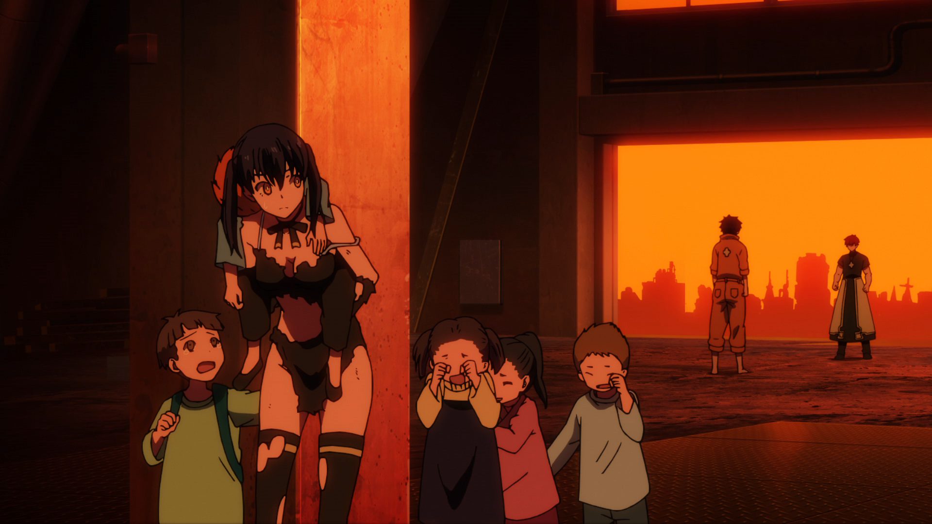 Anime Fire Force Enen No Shouboutai Tamaki Kotatsu Maki Oze