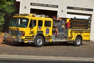 A 2005-era Eagle with a 134" long cab and a flat roof
