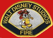 Disneyland Resort Fire Department Patch California CA Mickey Mouse Dis –