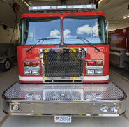 Pumper 911 (Prior to lettering and re-striping)