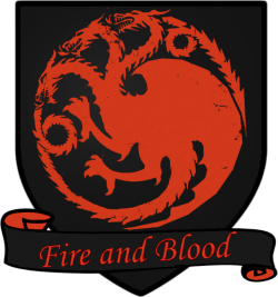 Game Of Thrones Gorra De Beisbol Targaryen Fire and Blood Logo Nuevo Oficial 