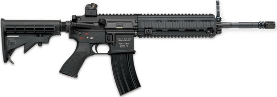 Heckler&Koch■HK416 キャッスルナット/MR556 HK■H＆K HK416 and HK MR556 Comparison - From TAC-TV - YouTube