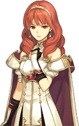 Angry Portrait of Celica as a Priestess from Echoes: Shadows of Valentia