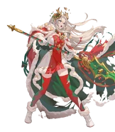 Artwork of Winter Edelgard from Fire Emblem Heroes by teffish.