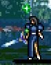 Battle Model / Sprite of Ayra / Larcei, a Swordmaster from Genealogy of the Holy War.
