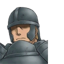 Generic portrait of an Axe Knight in Berwick Saga.