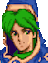 Merric's portrait from Book 1 in Mystery of the Emblem.