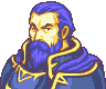 Hector’s portrait in Fire Emblem: Binding Blade