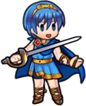 Marth's Legacied Hero sprite from Heroes.