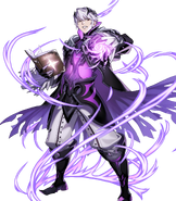 Artwork of Resplendent Male Robin from Fire Emblem Heroes by Kuniharu Komiya.