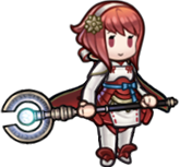 Sakura's sprite as the Loving Priestess in Heroes.