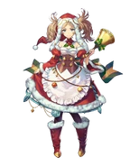 Artwork of Lissa from Fire Emblem Heroes by Umiu Geso.