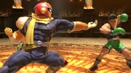 Arena Ferox SSBU battle.jpg (72 KB) Pre-release screenshot of Captain Falcon and Little Mac in Super Smash Bros. Ultimate