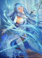 Artwork of Azura in Fire Emblem 0 (Cipher) by Homare.