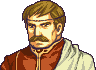 Moulder's portrait in The Sacred Stones.