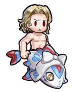 Xander's sprite as the Student Swimmer in Heroes.