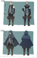 Concept art of a male Outlaw from Fates