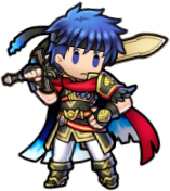 Resplendent Ike's sprite from Heroes.