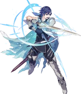 Artwork of Chrom from Fire Emblem Heroes by Ebila (えびら).