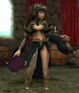 Battle model of Tharja, a female Sorcerer from Awakening.