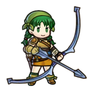 Rebecca's sprite in Fire Emblem Heroes.