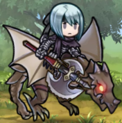 Beruka's sprite in Fire Emblem Heroes.