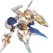 Artwork of Sharena from Dragalia Lost.