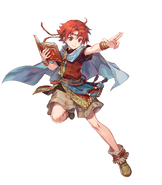 Artwork of Ewan from Fire Emblem Heroes by azu-taro.