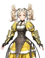 Lissa as a War Cleric in Warriors.