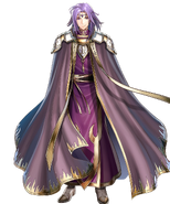 Artwork of Lyon in Fire Emblem Heroes by Miyajima Haru.