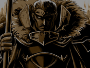 Artwork of a soulless Hardin decked out in his emperor garb from the New Mystery of the Emblem background website.