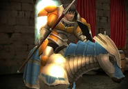 Kellam's battle model as a Great Knight in Awakening.