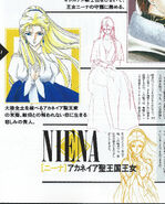 Nyna as she appears in the Shadow Dragon manga.