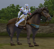 Astrid's battle model as a Bow Knight in Path of Radiance.