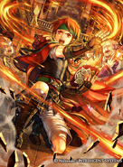 Artwork of Tormod in Fire Emblem 0 (Cipher) by Tomohide Takaya.