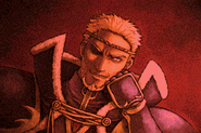 Zephiel en el epílogo de The Blazing Blade.