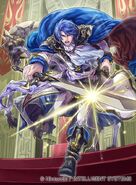 Artwork of Sigurd from Fire Emblem 0 (Cipher) by Rika Suzuki.