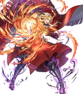 Artwork of Hegemon Edelgard from Fire Emblem Heroes by Clover.K.