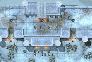 The Longfort from above, seen in Chapter 3.