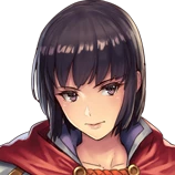 Olwen's (Rightous Knight) portrait from Fire Emblem Heroes.