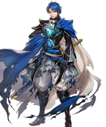 Artwork of Resplendent Sigurd from Fire Emblem Heroes.