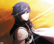 CG image of Chrom in his ending.