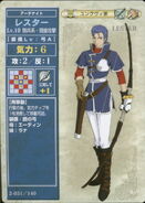 Lester, as he appears in the second series of the TCG as a Level 10 Arch Knight.