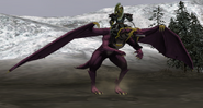 Shiharam's battle model as a Wyvern Lord in Path of Radiance.