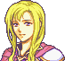 Louise's portrait in The Blazing Blade.