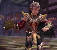 Odin wielding the tome of Thunder in Fates.